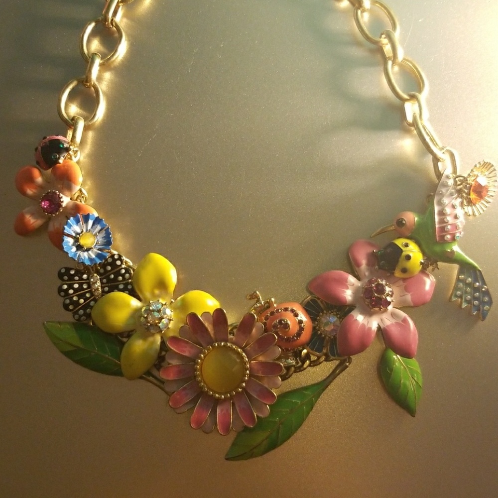 Betsey Johnson Spring Necklace